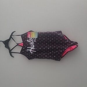 Hurley Kids L 12-13 heart bathing suit